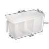 2518B Refrigerator Organizer Fresh-Keeping Box Case Kitchen Storage Box