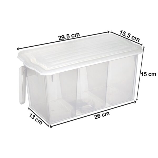 2518B Refrigerator Organizer Fresh-Keeping Box Case Kitchen Storage Box