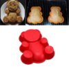 2682 Silicone Animal Mould Cake Mould Chocolate Soap Mould Baking Mould Soap Making Candle Craft (Animal Mould) (Set of 4)