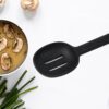 5377 SILICON NON-STICK HEAT RESISTANT KITCHEN ITEM PREMIUM SPOON ( 1PC )