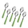 2269 Stainless Steel Spoon with Comfortable Grip Dining Spoon Set of 6 Pcs