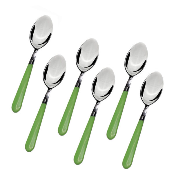 2269 Stainless Steel Spoon with Comfortable Grip Dining Spoon Set of 6 Pcs