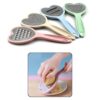 2587a Heart Grater Set and Heart Grater Slicer Used Widely for Grating and Slicing of Fruits, Vegetables, Cheese Etc. Including All Kitchen Purposes.