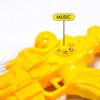 4412 Concept Musical Transparent Glow Gear Gun With Rainbow Light ( 1 pcs )