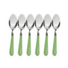 2269 Stainless Steel Spoon with Comfortable Grip Dining Spoon Set of 6 Pcs