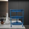 2812 Triangle Storage Plastic 3-Tier  Rack Shelf For Kitchen, Living Room, Bathroom, Office