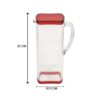 2789 2000Ml Square Jug For Carrying Water And Types Of Juices And Beverages And All.