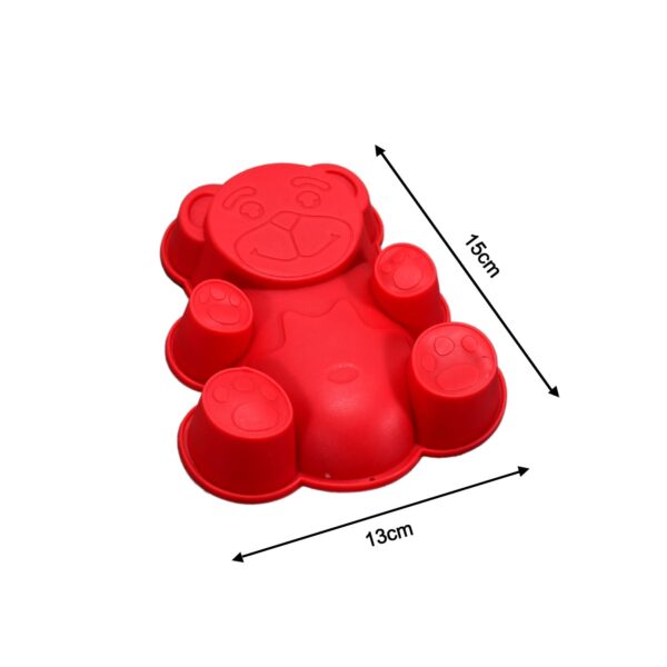 2682 Silicone Animal Mould Cake Mould Chocolate Soap Mould Baking Mould Soap Making Candle Craft (Animal Mould) (Set of 4)