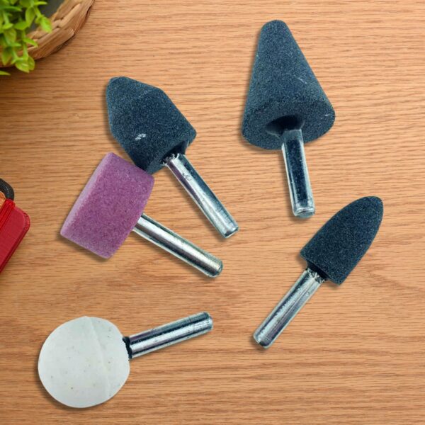 5 Pcs Abrasive Mounted Stone