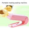 7675 Mini Sealing Machine Plastic Bag Sealer Portable Mini Super Seal Packing Plastic Bag Tool Sealing Machine Hand Held Heat (1Pc)