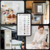 4448 Portable My Chores Home Note Board Management Planning Memo Boards Reminding Time.