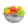 2914 Stainless Steel Rice Vegetables Washing Bowl Strainer Collapsible Strainer.