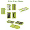 2489 Plastic 13-in-1 Manual Vegetable Grater,Chipser and Slicer