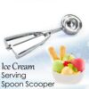 2523A Ice Cream Serving Scoop | Stainless Steel Premium Quality Ice Cream Serving Spoon Scooper with Trigger Release ( Small )