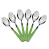 2269 Stainless Steel Spoon with Comfortable Grip Dining Spoon Set of 6 Pcs