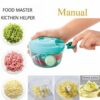 080 Manual Food Chopper, Compact & Powerful Hand Held Vegetable Chopper/Blender