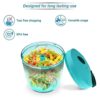 0065 Manual Stainless Steel Compact Extra Sharp Hand Held Vegetable Chopper/Slicer with 5 Blades