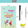 8075 4 Pc Magic Copybook widely used by kids, children’s and even adults also to write down important things over it while emergencies etc.