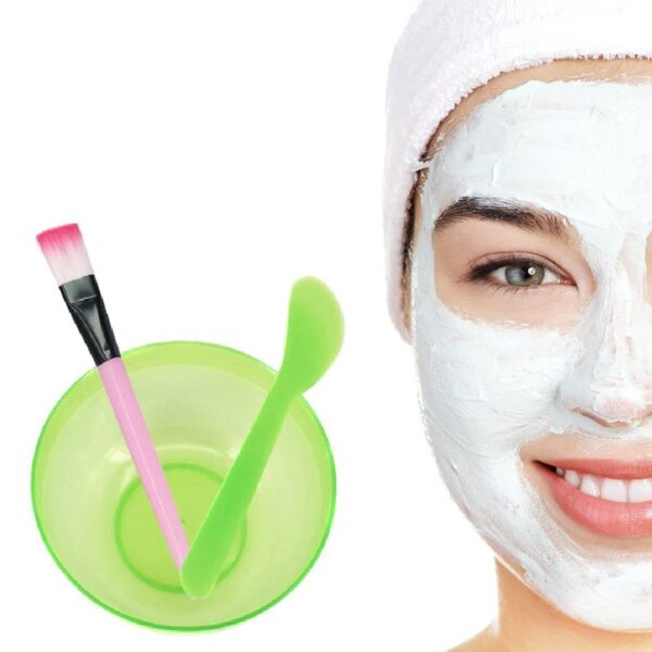 1262 Facial Mask Bowl Set For Girls Use ( 6 pcs Set )