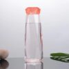 5213 Glass Fridge Water Bottle Plastic Cap With Two Water Glass For Home & Kitchen Use