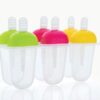 737 6 Pcs Multicolor Polypropylene Ice Mold, Kulfi Maker/Stick/Cream/Candy Color Assorted