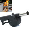 2282 Portable Hand Crank Air Blower Fan for Charcoal Grill BBQ