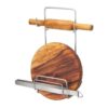 7069 Chakla Belan Stand for Kitchen with Stainless Steel