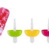 737 6 Pcs Multicolor Polypropylene Ice Mold, Kulfi Maker/Stick/Cream/Candy Color Assorted