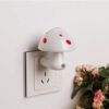 0254 Automatic Night Sensor Mushroom Lamp (0.2 watt, Multicolour)