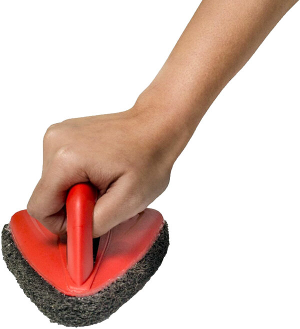 1403 Bathroom Brush with abrasive scrubber for superior tile cleaning