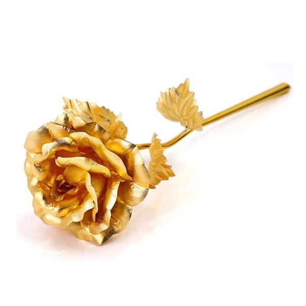 0879 B Golden Rose used in all kinds of places like household, offices, cafe's, etc. for decorating and to look good purposes and all.