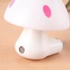 0254 Automatic Night Sensor Mushroom Lamp (0.2 watt, Multicolour)