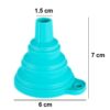 4677 Silicone Funnel for Kitchen Use Oil Pouring Sauce Water Juice