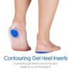 1413 Gel Heel cups Silicon Heel Pad for Heel Ankle Pain