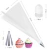 0805 Cake Decorating Nozzle with Piping Bag Stainless Steel Piping Cream Frosting Nozzles