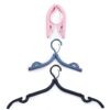 1432 Portable & Foldable Multicolor Plastic Hangers (1pc)