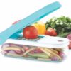 8108 Ganesh 7 in 1 Plastic Vegetable Dicer, Blue