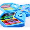 859 46 Pcs Plastic Art Colour Set with Color Pencil, Crayons, Oil Pastel and Sketch Pens