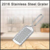 2016_Stainless Steel Grater Nutmeg Cheese Citrus Zest Zester Grater