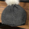 6342 Men's and Women's Skull Slouchy Winter Woolen Knitted Black Inside Fur Beanie Cap.