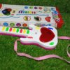 4464 Battery Operated Musical Instruments Mini Guitar Toys and Light for 3+Years Old Kids.