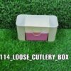 6114 Makeup Cutlery Box Used for storing makeup equipments and kits used by womens and ladies.