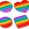 4752 Random Shape Rainbow Colored Fidget (1Pc Only)