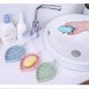 0832 Leaf Shape Dish Bathroom Soap Holder